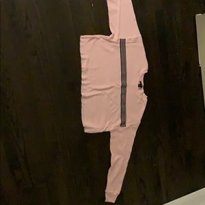 Comfy, cropped pink long sleeve